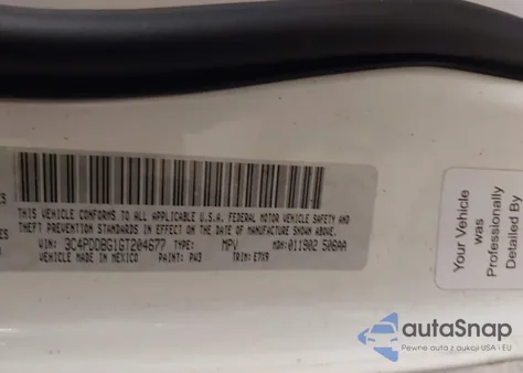 2016 Dodge Journey Sxt from USA, damaged, VIN 3C4PDDBG1GT204677